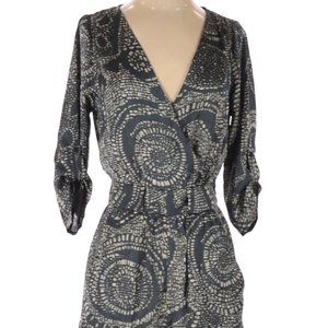 Tribal Paisley Print 3/4 Sleeve Romper